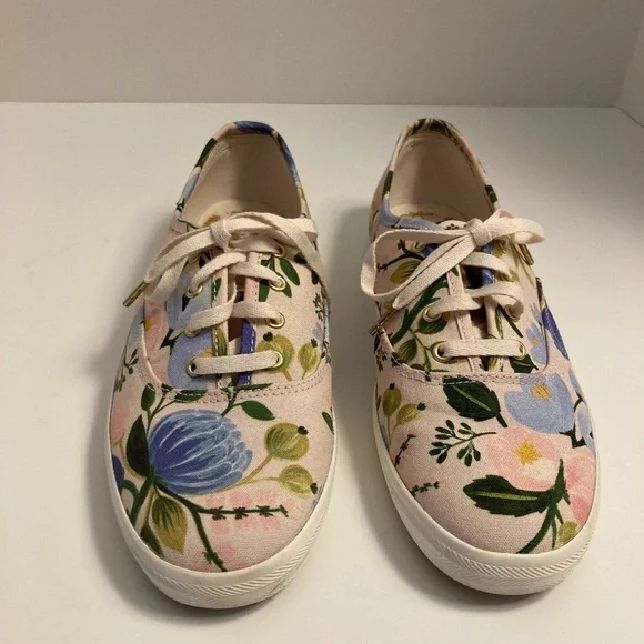 Keds Shoes Keds Rifle Paper Co Garden Party Pink Floral Tennis